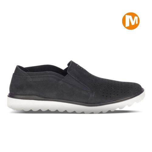 Pánské Slip On Boty Merrell Downtown Moc Černé (CZ. CFRUG)